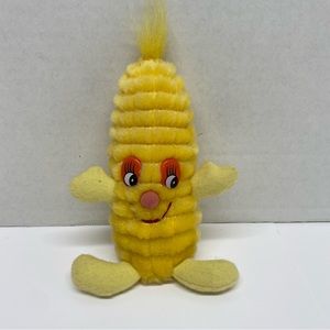 Anthropomorphic Corn On Cob Home Decor Happy Face Unique 6 Inches Whimsical